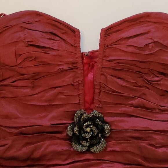 BCBG MaxAzria Tristina Ruby Ruched Straple… - Picture 5 of 6